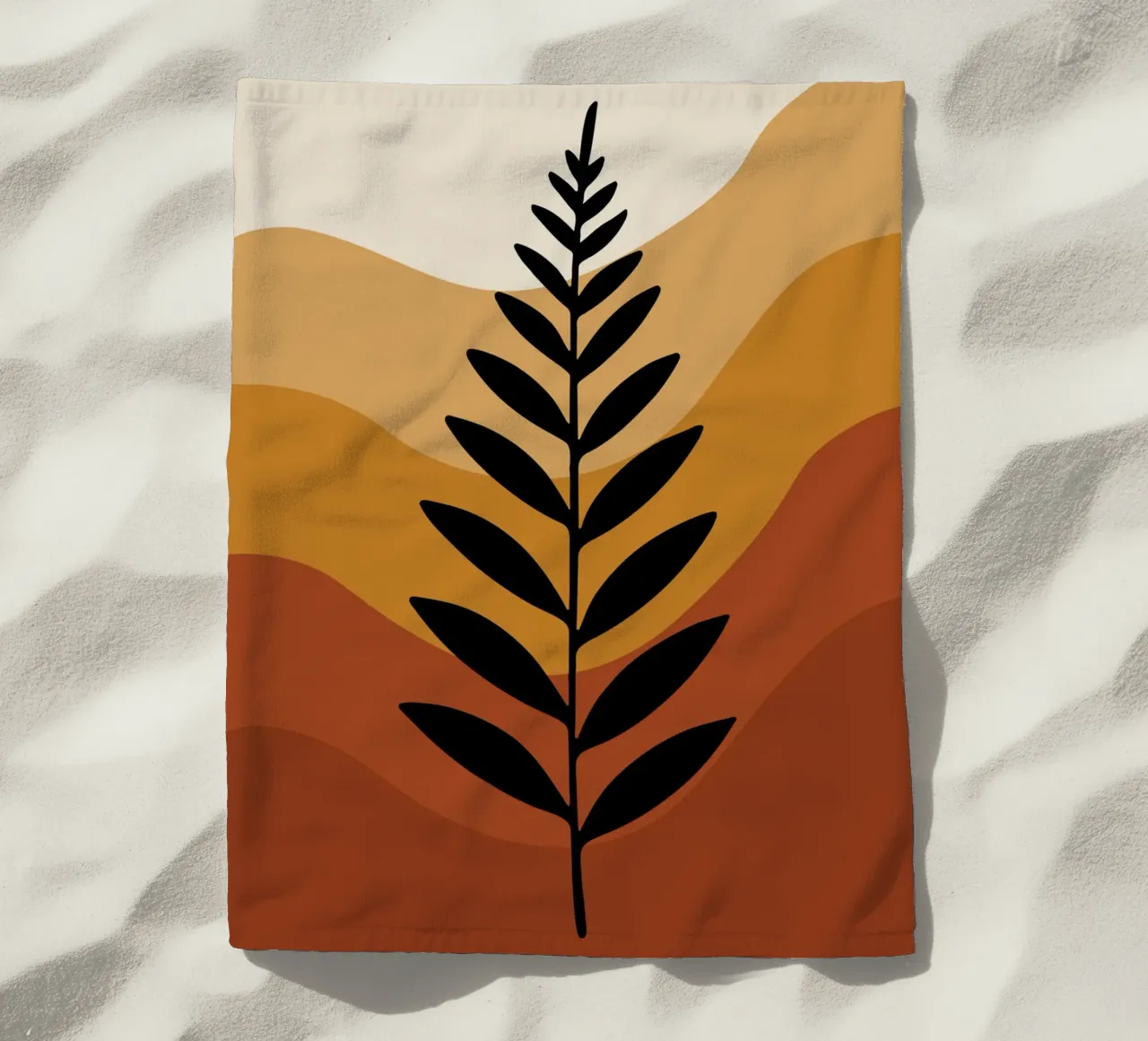 Boho Fern telo mare da LisaArtes