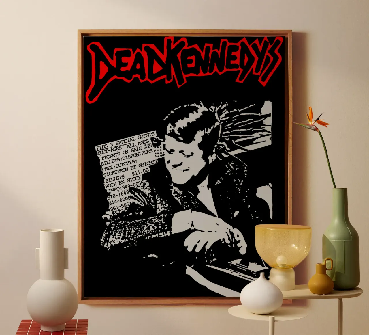 Dead Kennedys Essential T-Shirt canvas with Floater frame by igoshartwrks