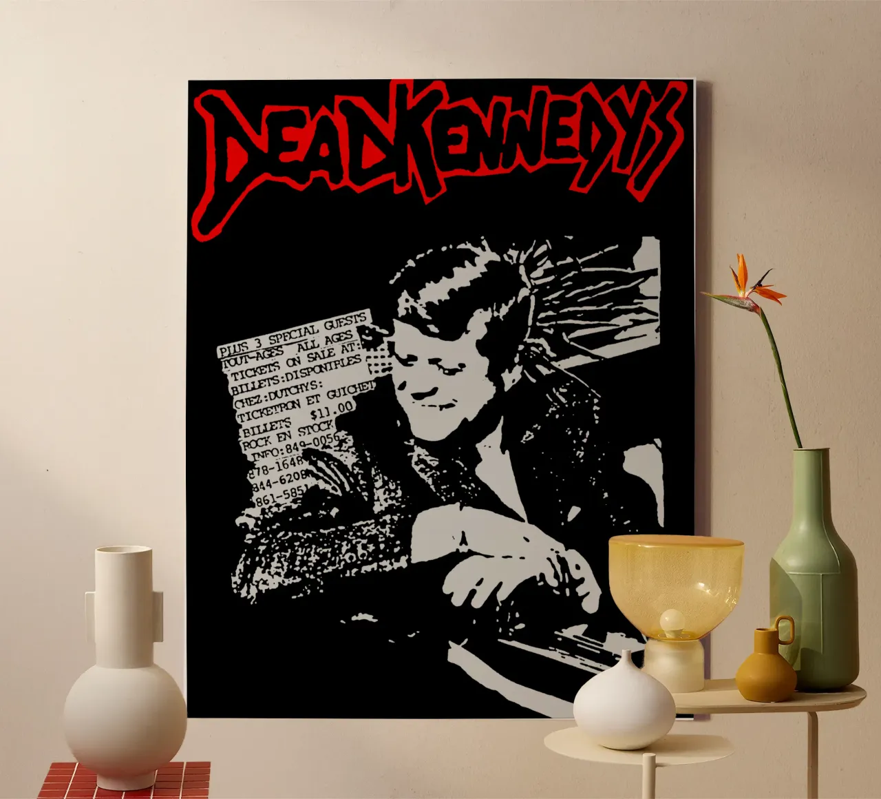 Dead Kennedys Essential T-Shirt canvas with Floater frame by igoshartwrks