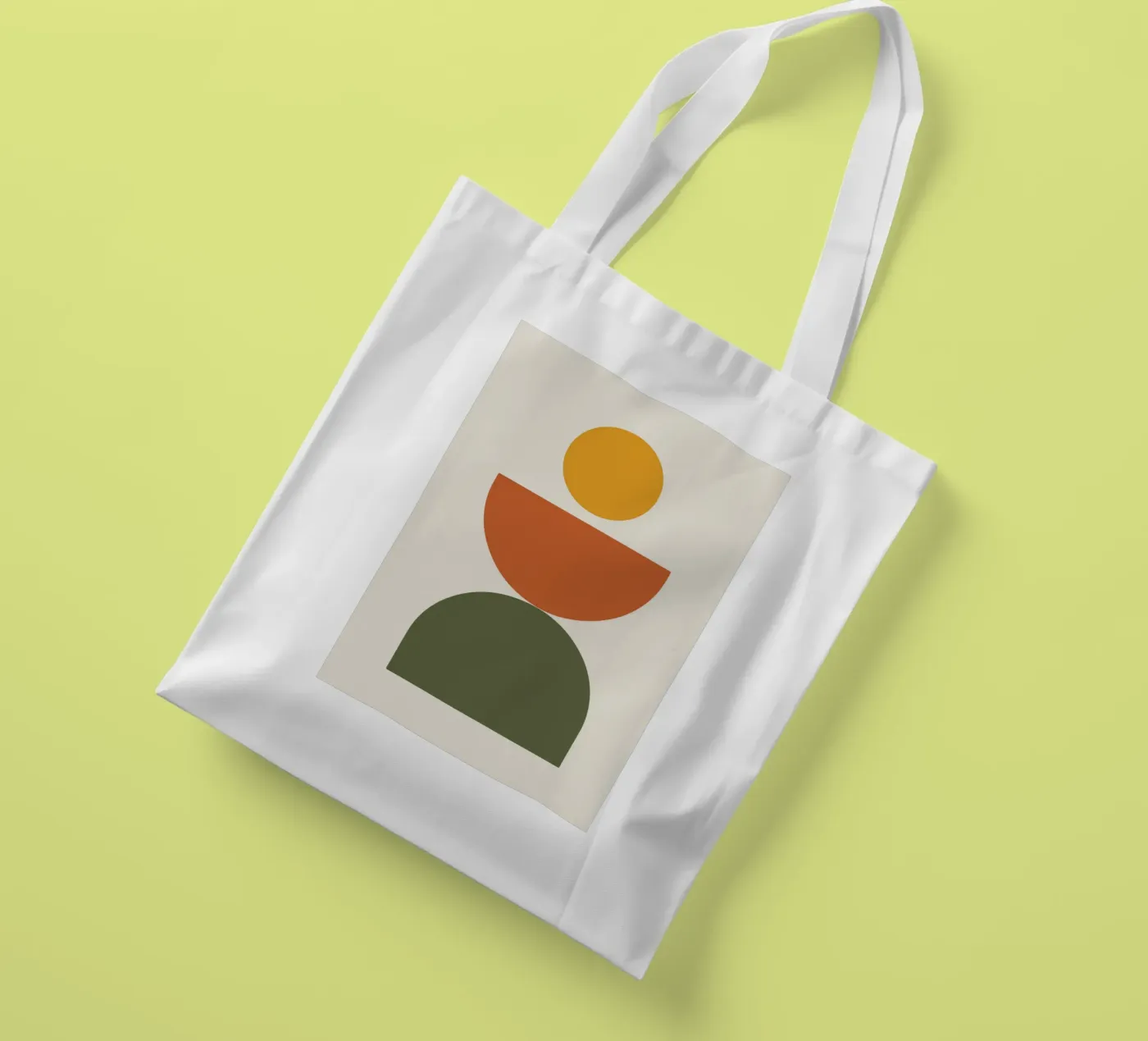 Boho Float Geometric Forms with Soft Shadows tote bag by LisaArtes