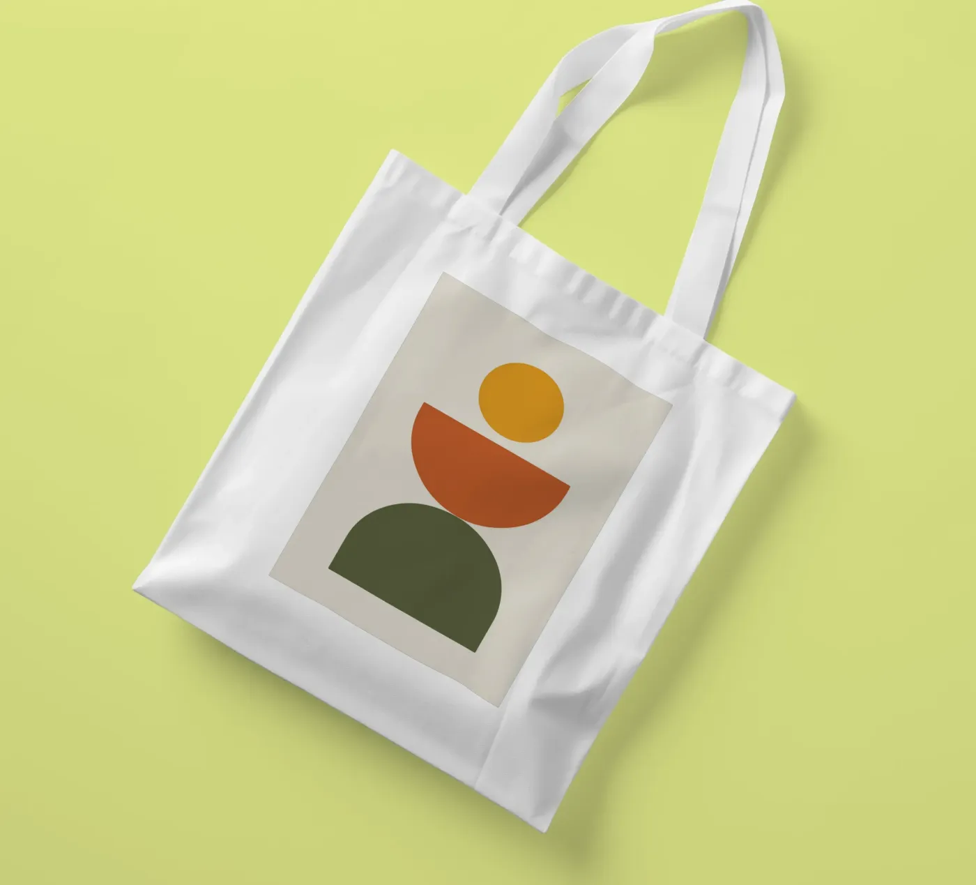 Boho Float Geometric Forms with Soft Shadows tote bag by LisaArtes
