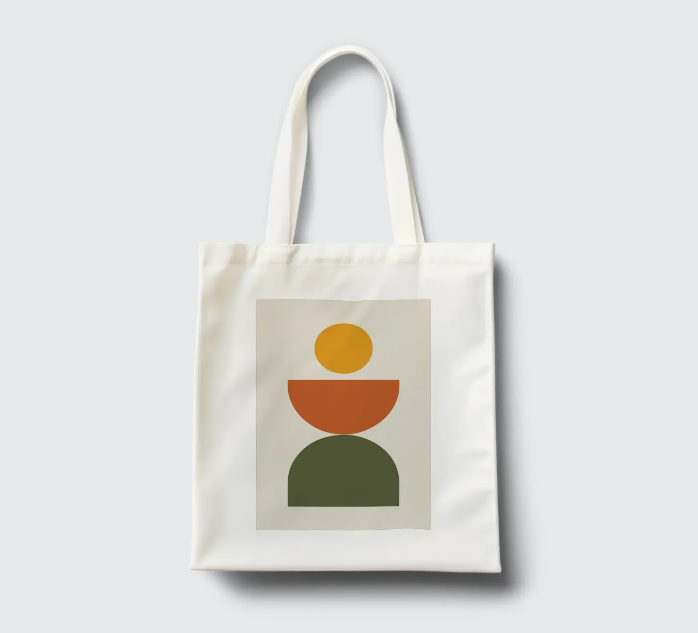 Boho Float Geometric Forms with Soft Shadows tote bag by LisaArtes