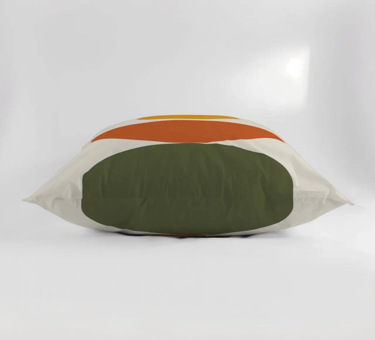 Boho Float Geometric Forms with Soft Shadows Kissen von LisaArtes