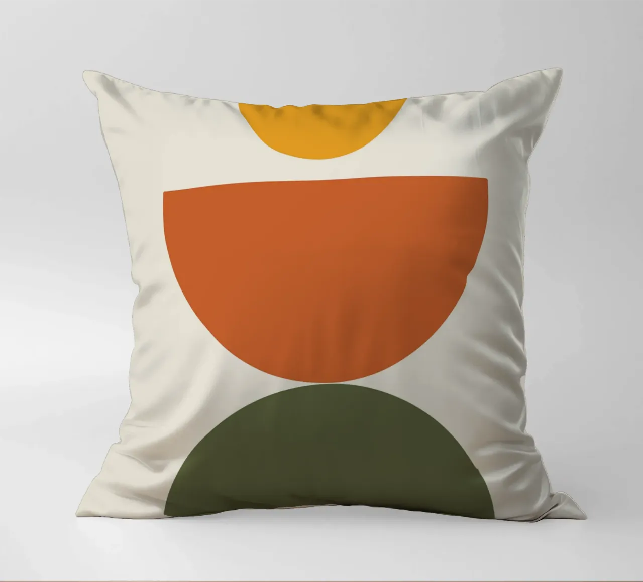 Boho Float Geometric Forms with Soft Shadows Kissen von LisaArtes