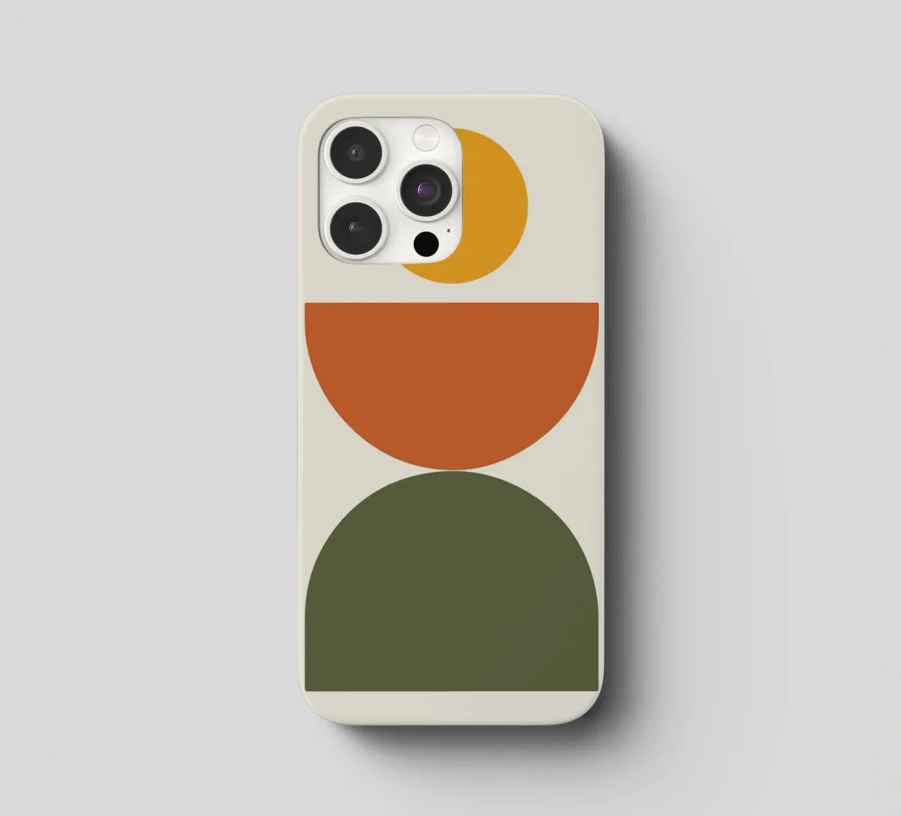 Boho Float Geometric Forms with Soft Shadows iPhone Hülle von LisaArtes