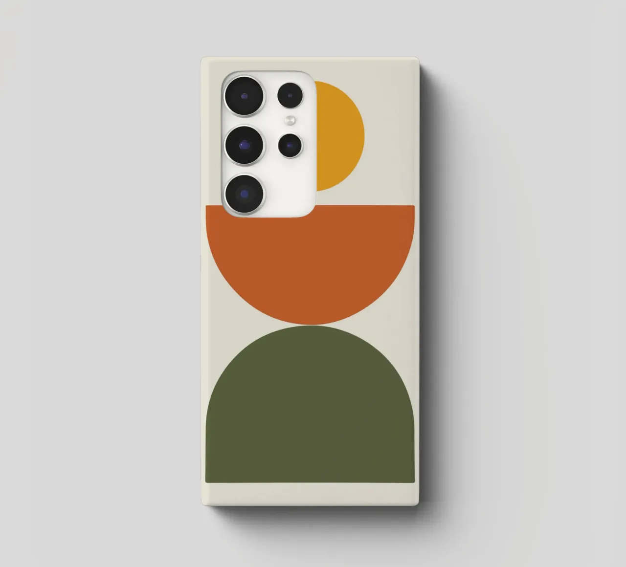 Boho Float Geometric Forms with Soft Shadows cover samsung da LisaArtes