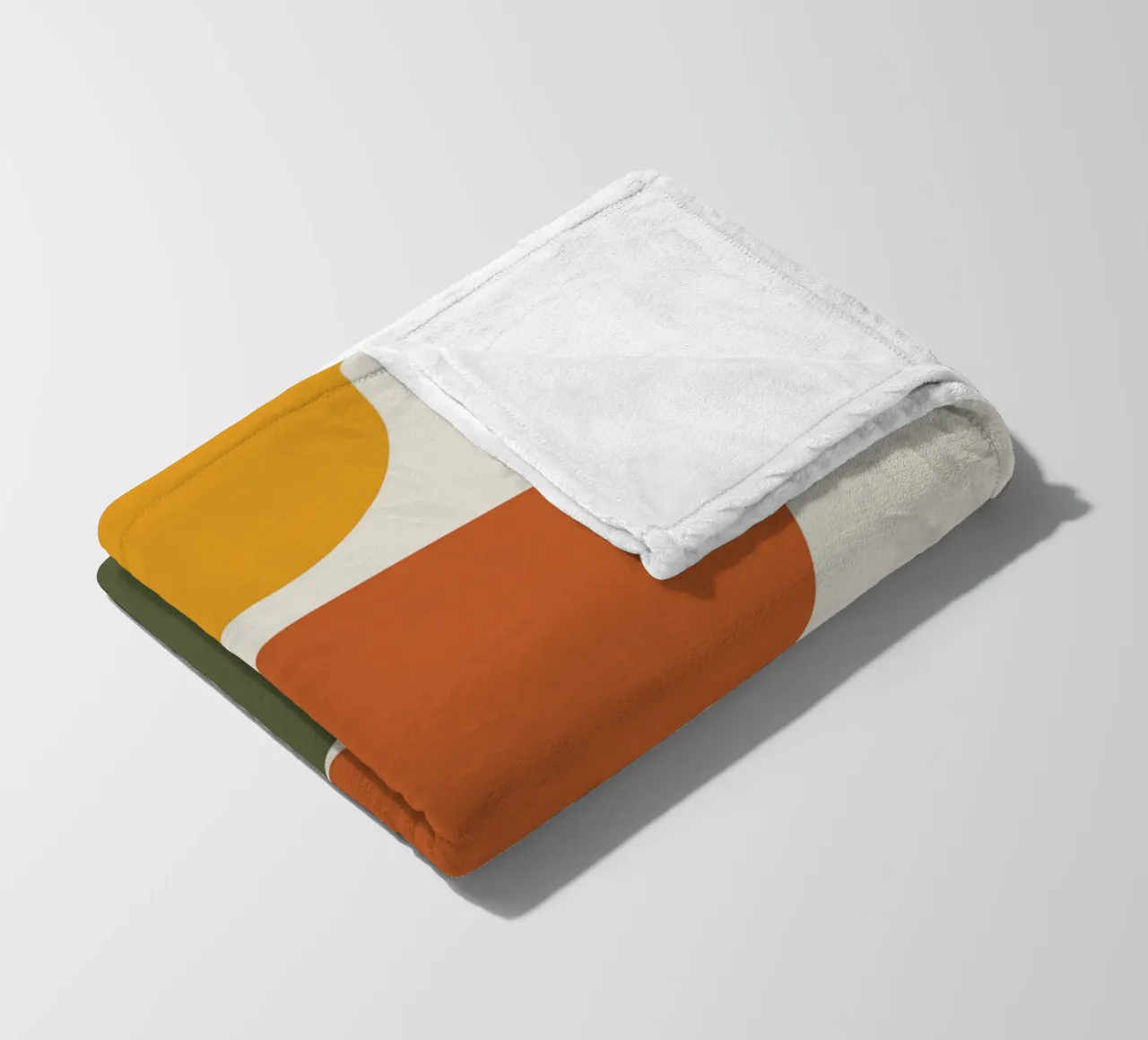 Boho Float Geometric Forms with Soft Shadows Fleecedecke von LisaArtes