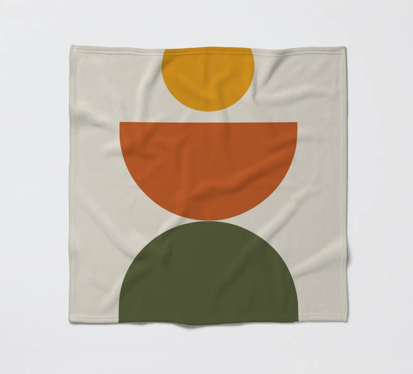 Boho Float Geometric Forms with Soft Shadows Fleecedecke von LisaArtes