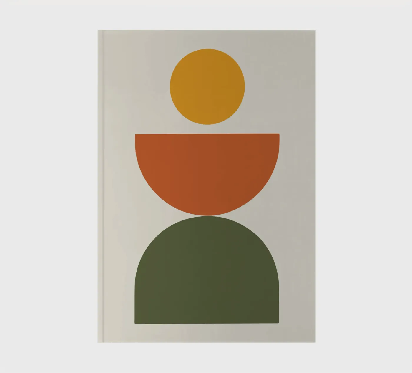 Boho Float Geometric Forms with Soft Shadows carnet de LisaArtes