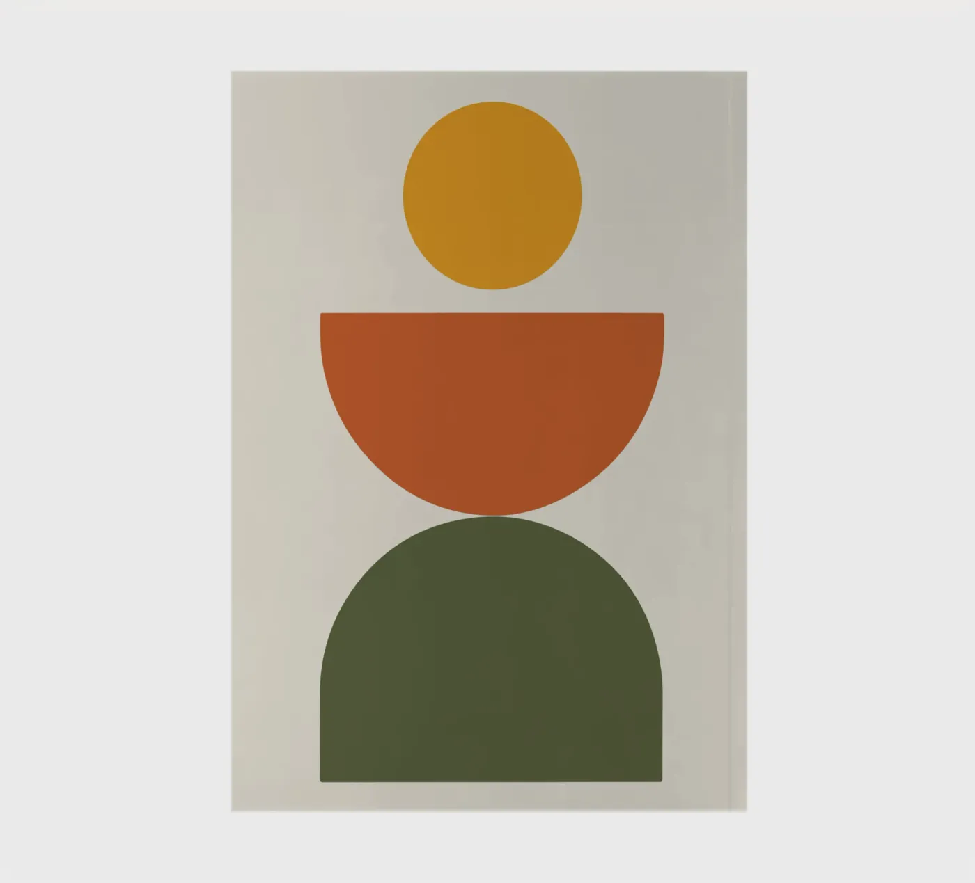 Boho Float Geometric Forms with Soft Shadows carnet de LisaArtes