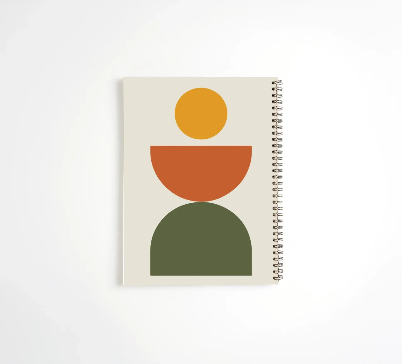 Boho Float Geometric Forms with Soft Shadows Ringbuch von LisaArtes