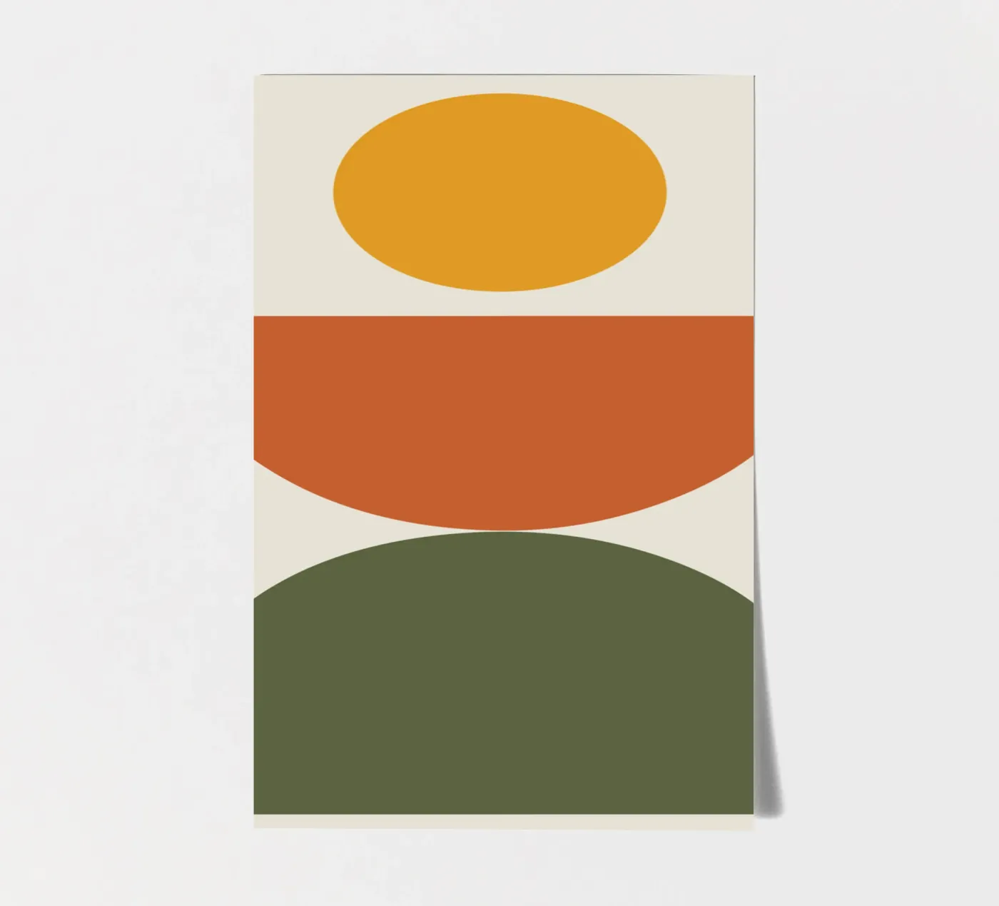 Boho Float Geometric Forms with Soft Shadows Stickerbogen von LisaArtes