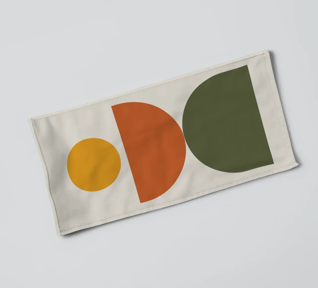 Boho Float Geometric Forms with Soft Shadows serviette de bain de LisaArtes