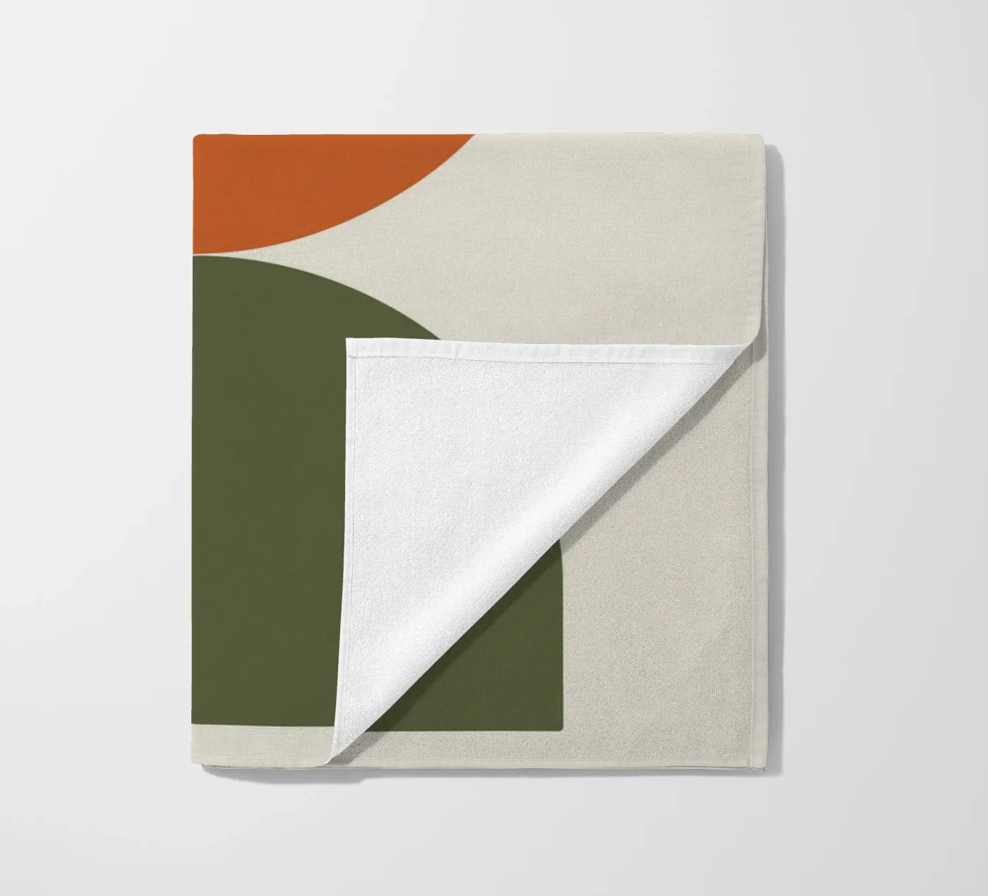 Boho Float Geometric Forms with Soft Shadows telo mare da LisaArtes