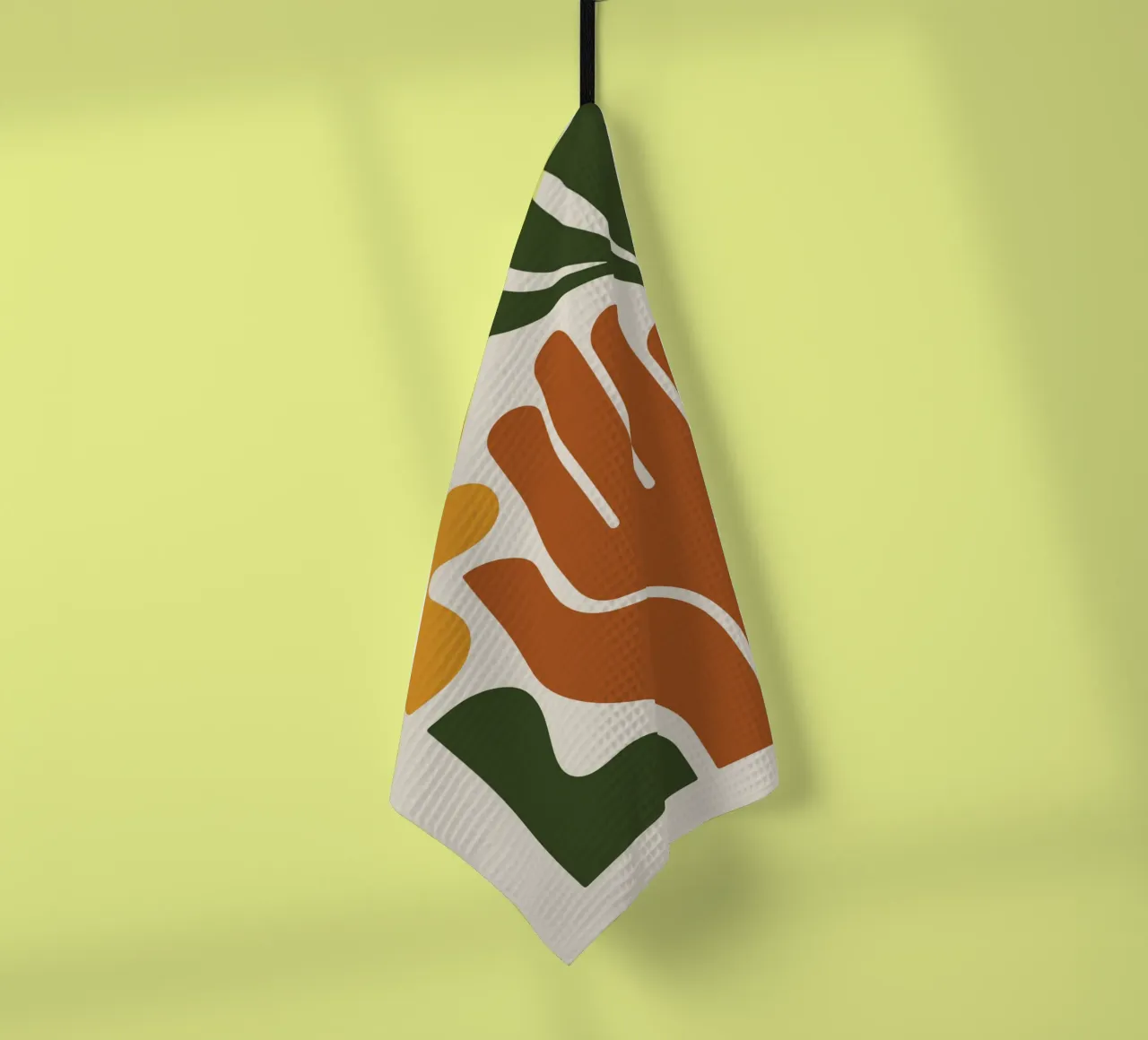 Boho Hand with Abstract Landscape canovaccio da cucina da LisaArtes