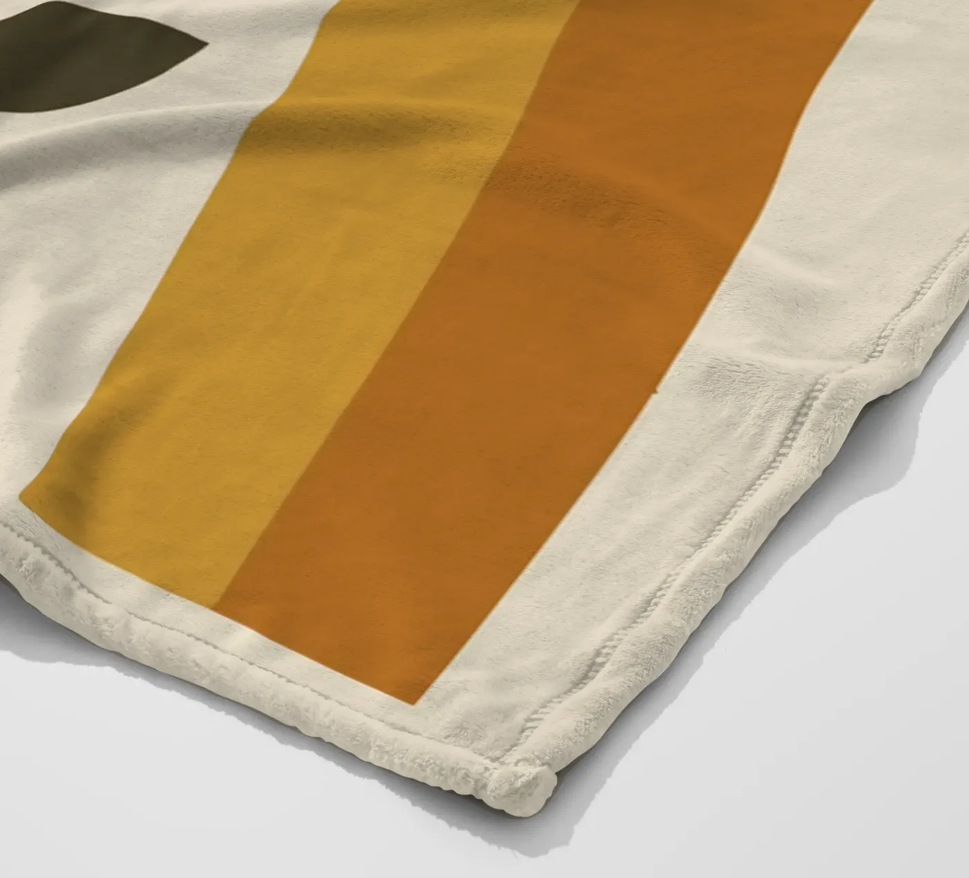 Boho Rainbow Leaf fleece blanket by LisaArtes