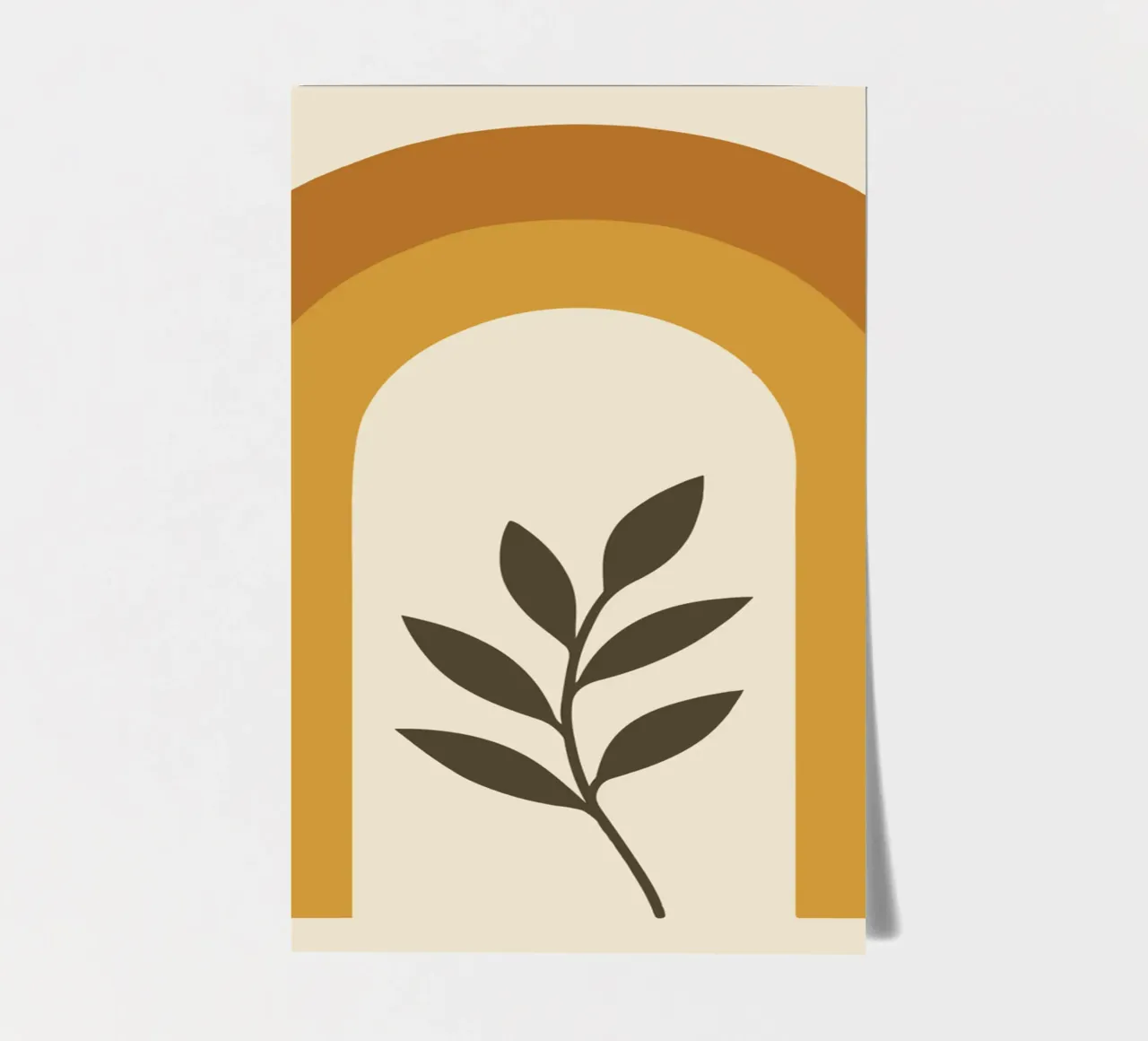 Boho Rainbow Leaf sticker sheet by LisaArtes