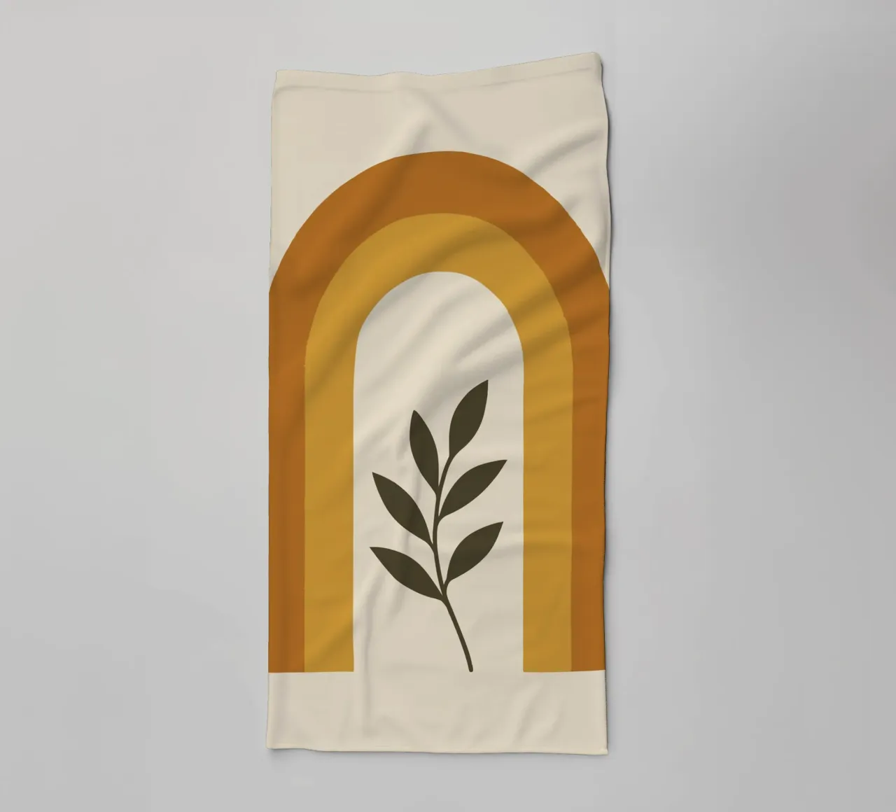 Boho Rainbow Leaf asciugamano da bagno da LisaArtes