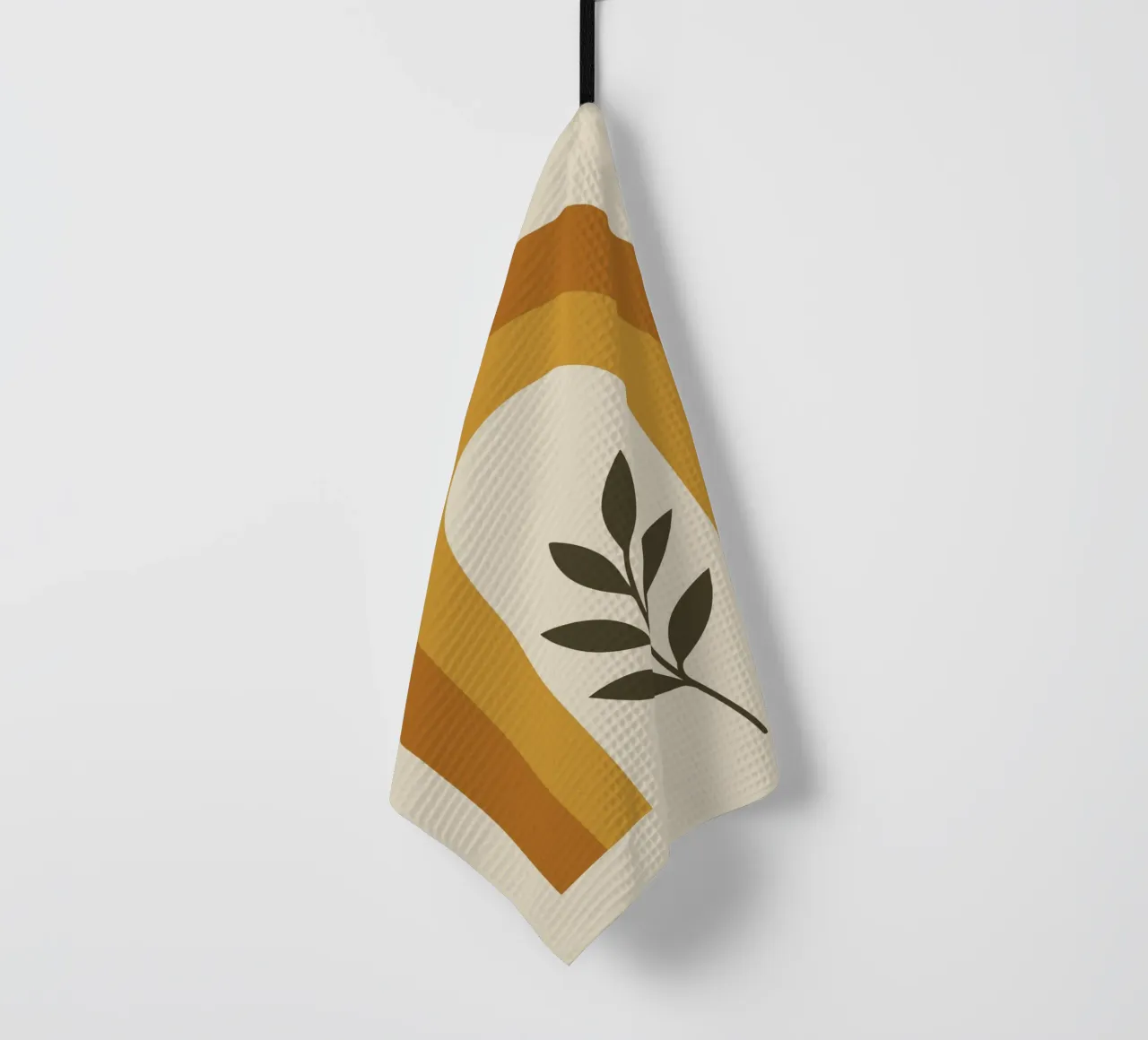 Boho Rainbow Leaf canovaccio da cucina da LisaArtes