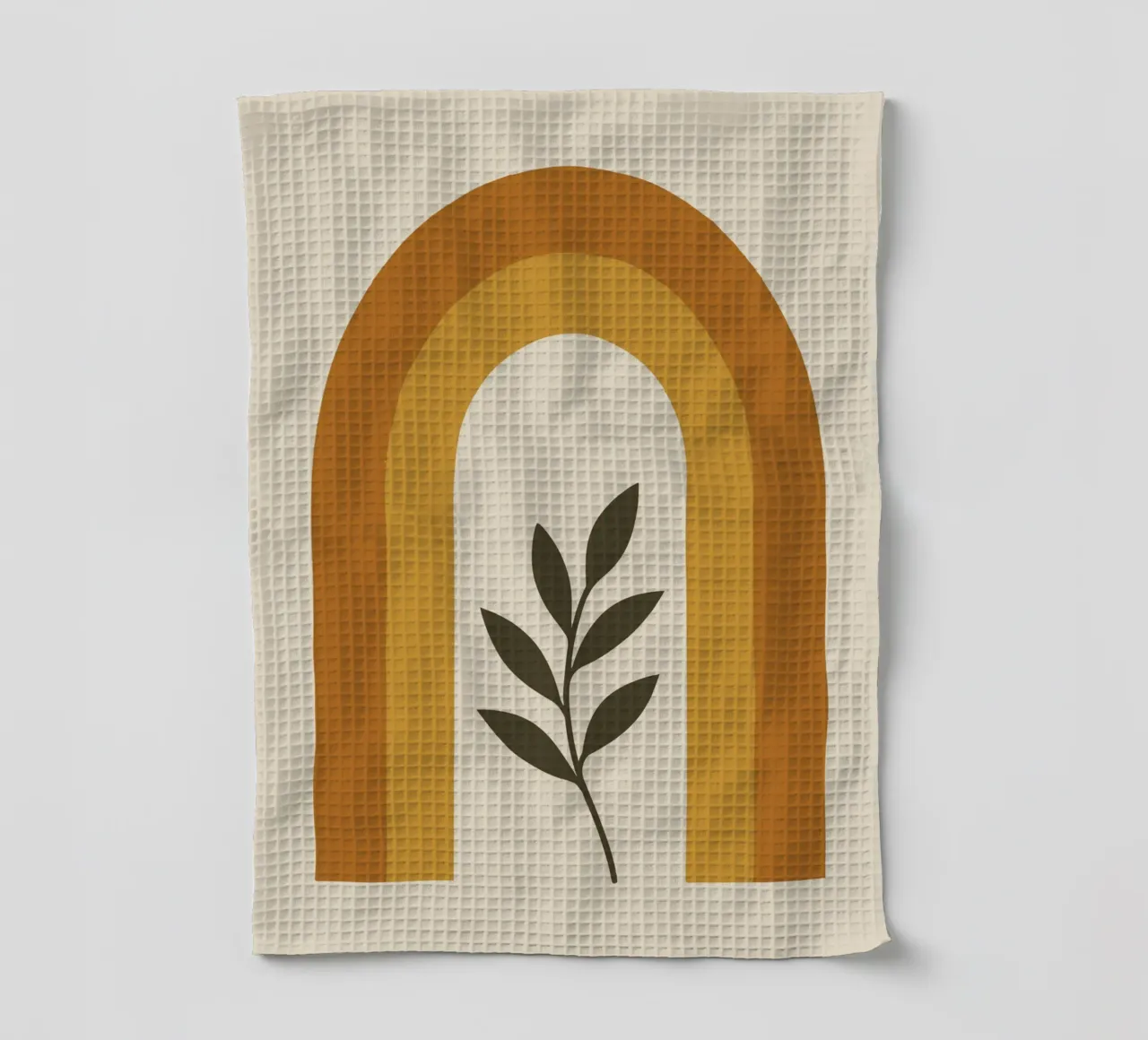 Boho Rainbow Leaf canovaccio da cucina da LisaArtes