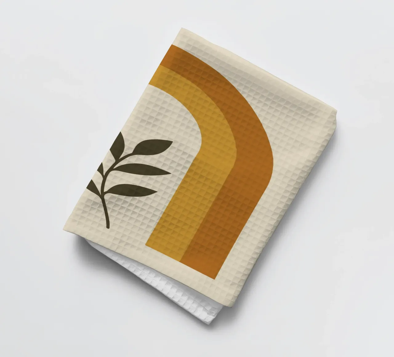 Boho Rainbow Leaf canovaccio da cucina da LisaArtes