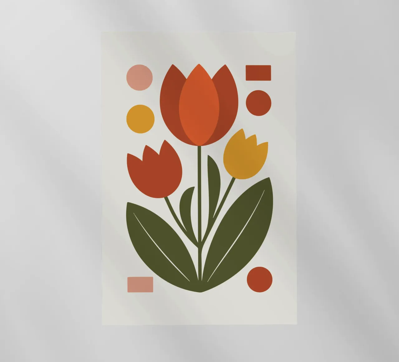 Bold Boho Tulips 1 pellicola backlit da LisaArtes