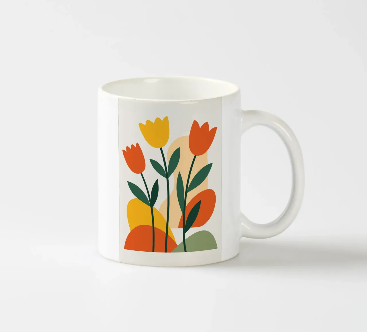 Bold Boho Tulips tazza in ceramica da LisaArtes