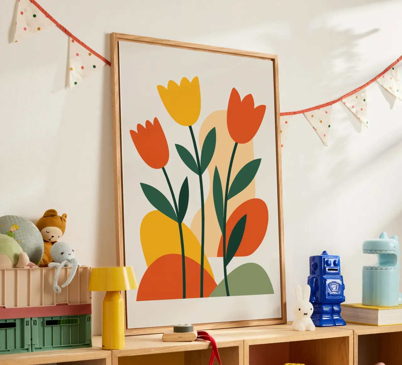 Bold Boho Tulips plexiglass da LisaArtes