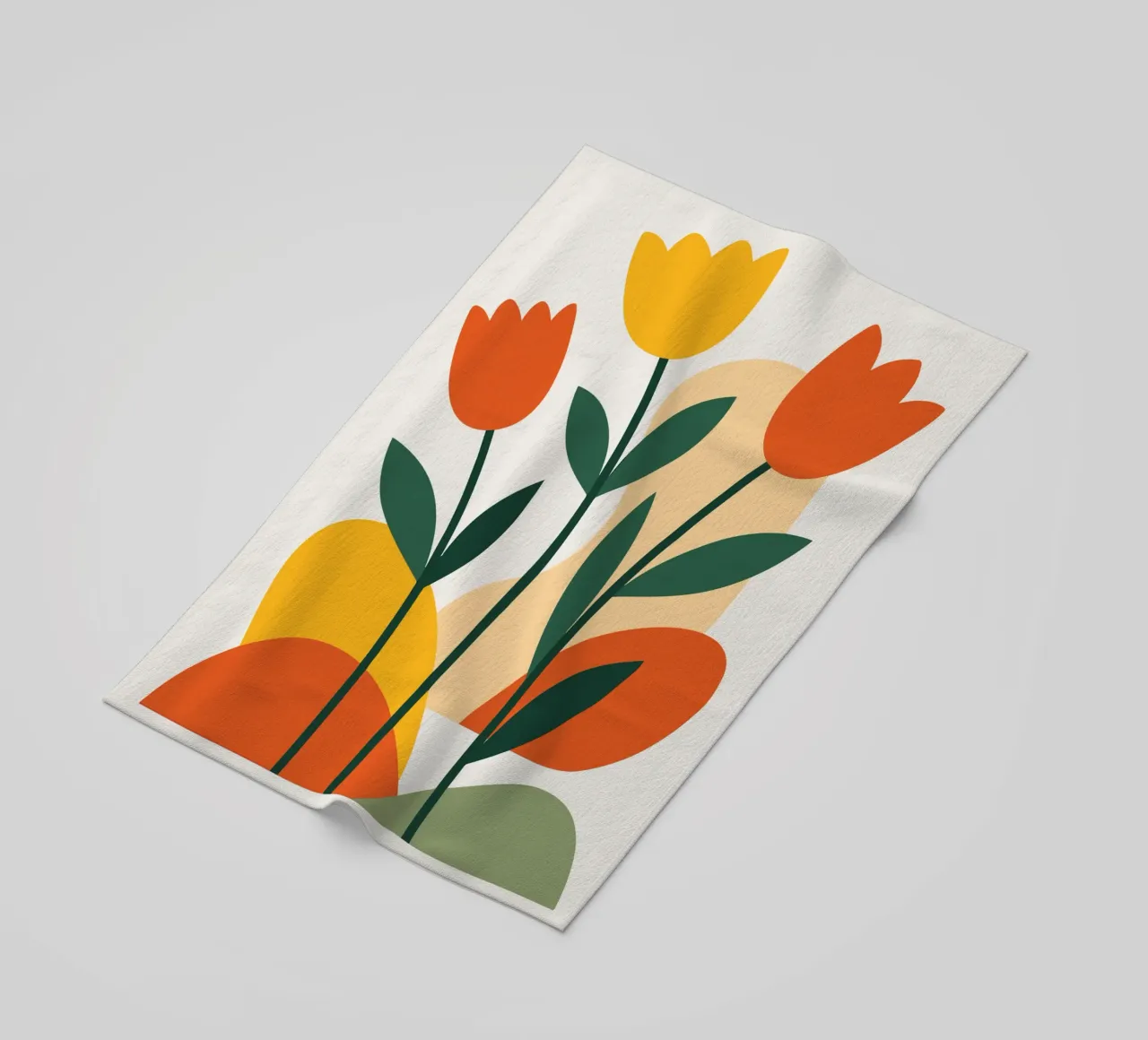 Bold Boho Tulips telo mare da LisaArtes