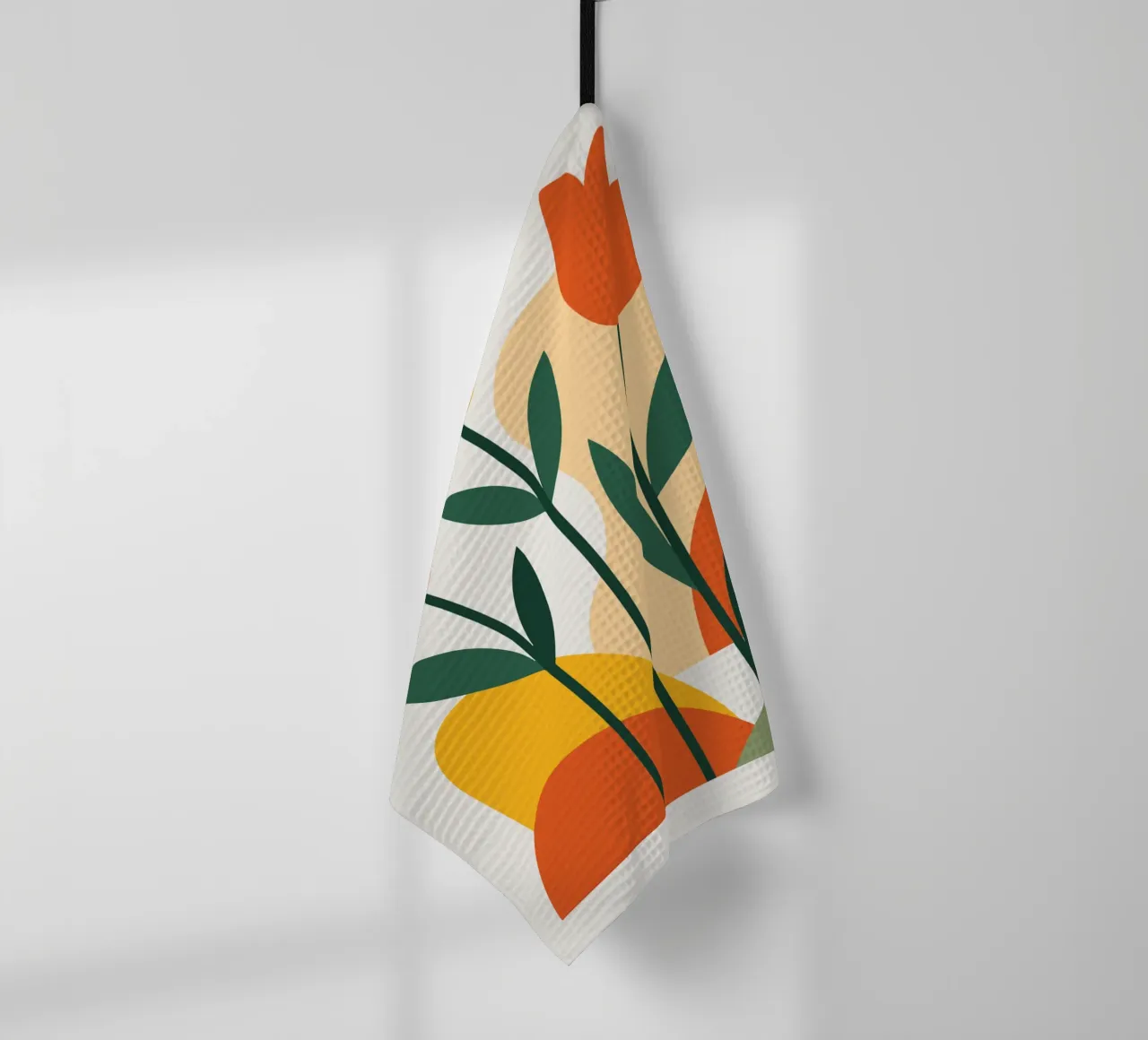 Bold Boho Tulips canovaccio da cucina da LisaArtes