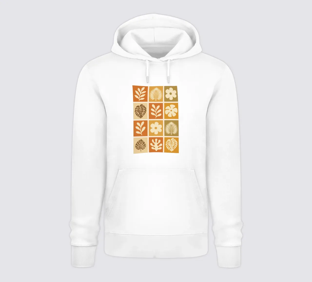 Botanical Grid felpa con cappuccio da LisaArtes