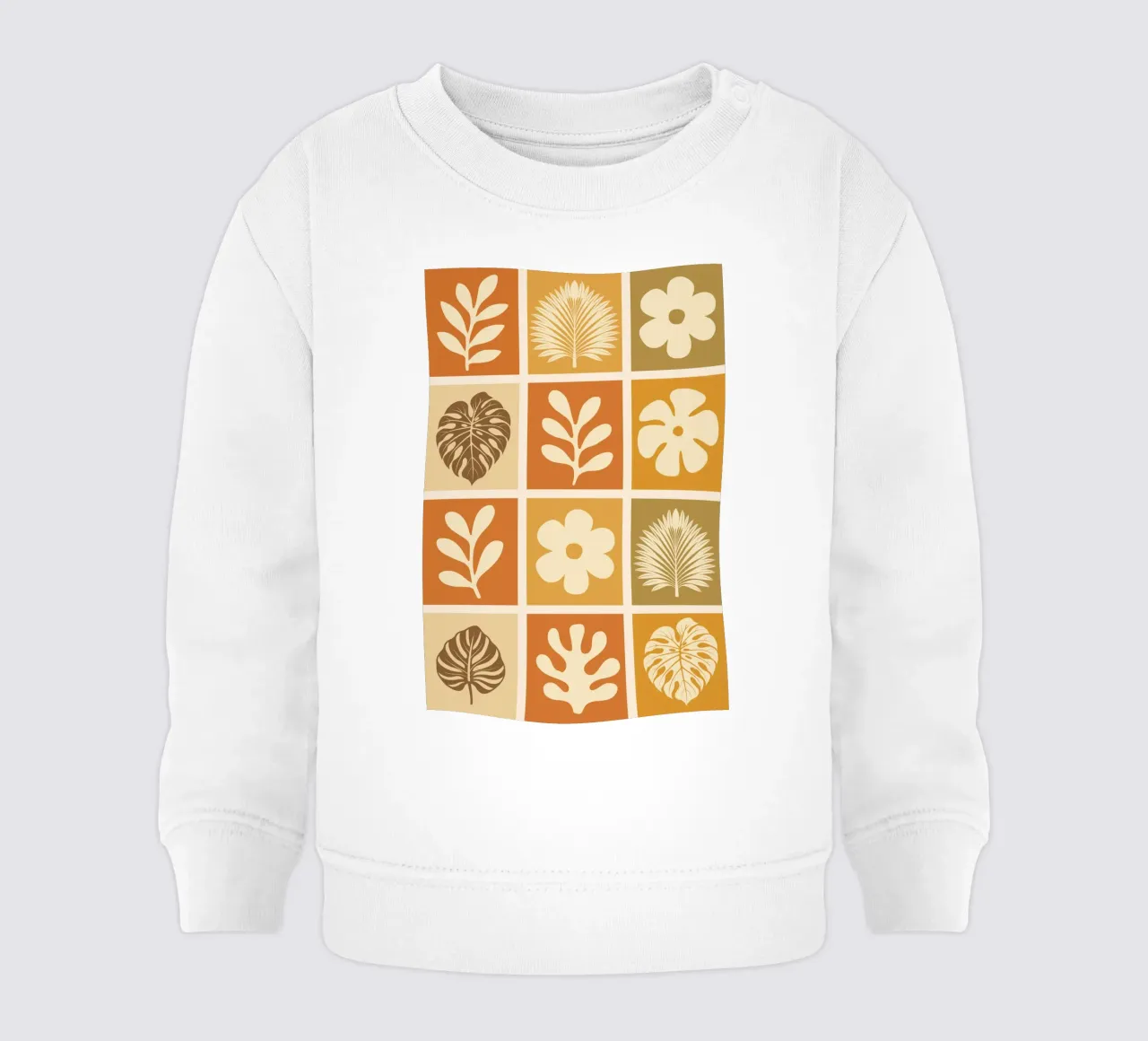 Botanical Grid felpa neonato da LisaArtes