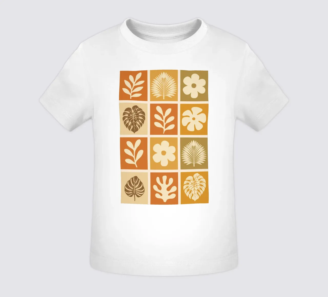 Botanical Grid maglietta neonato da LisaArtes