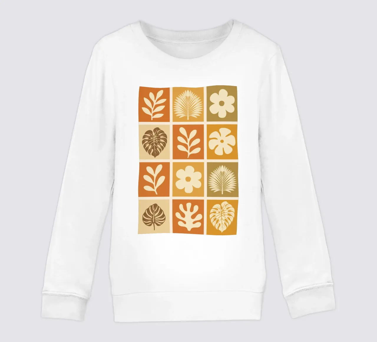 Botanical Grid felpa bambino da LisaArtes