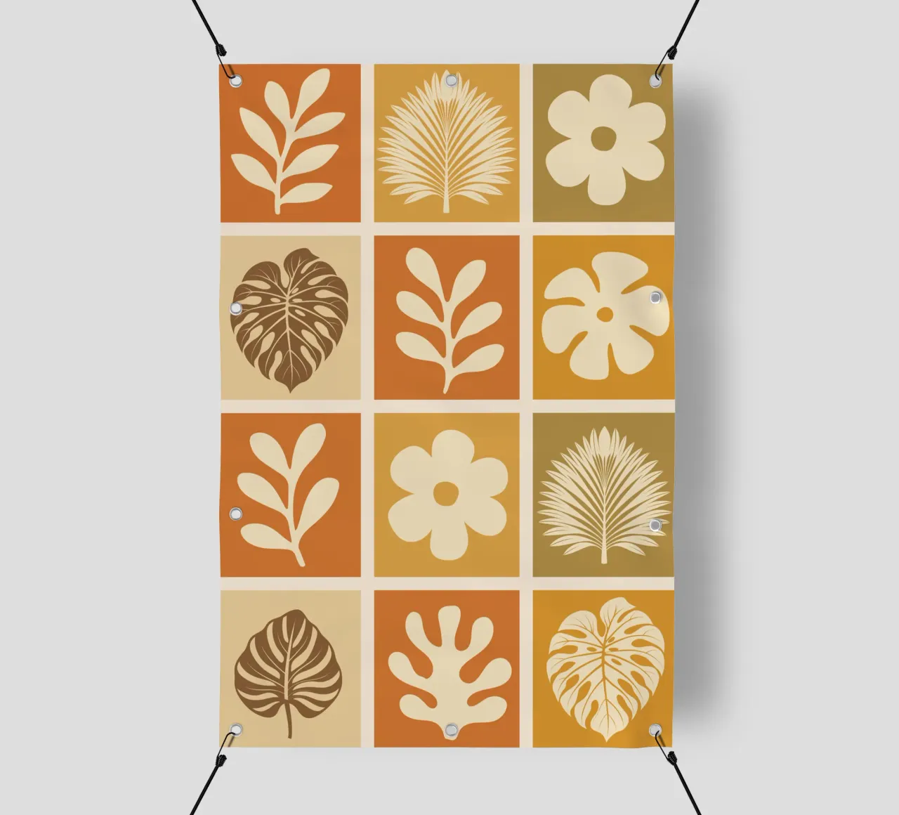 Botanical Grid telo in pvc da LisaArtes