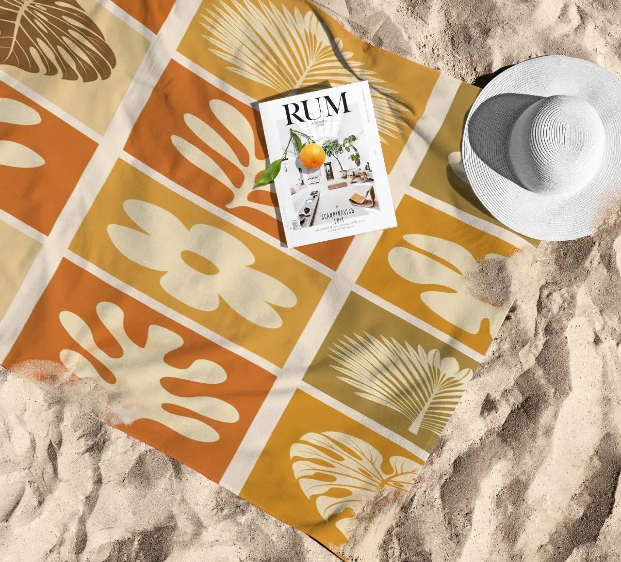 Botanical Grid telo mare da LisaArtes