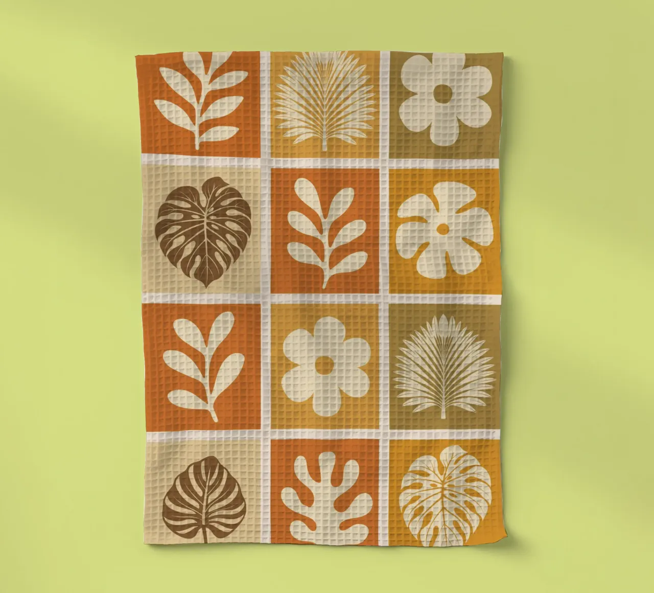 Botanical Grid canovaccio da cucina da LisaArtes