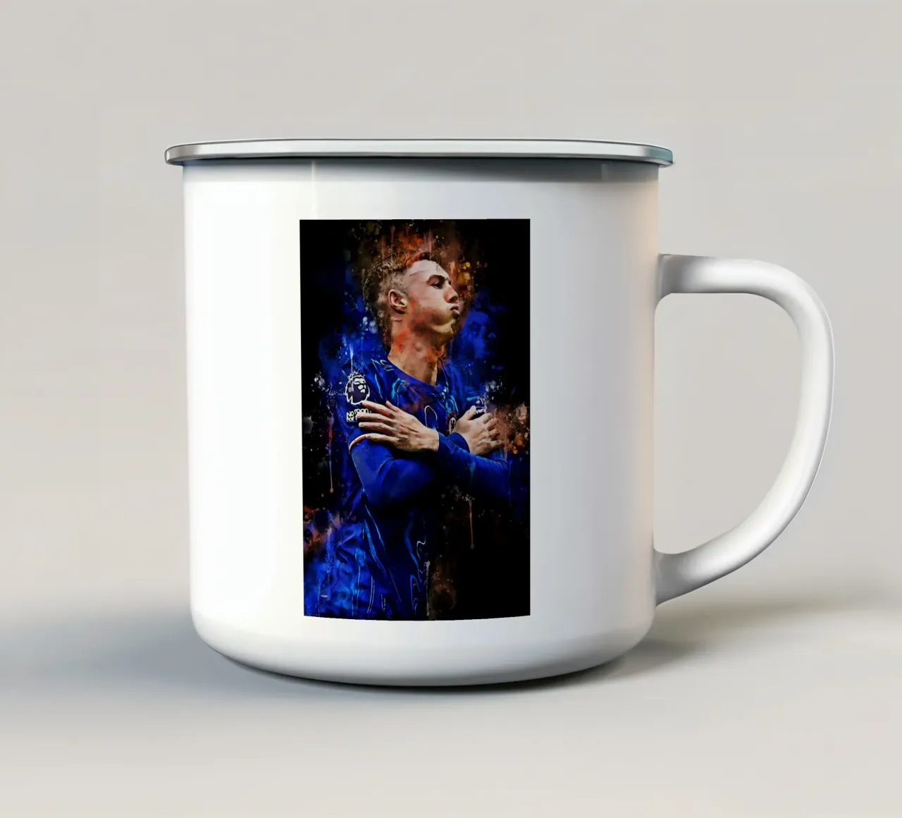 Cole Palmer tazza in smalto da MasterInkArt