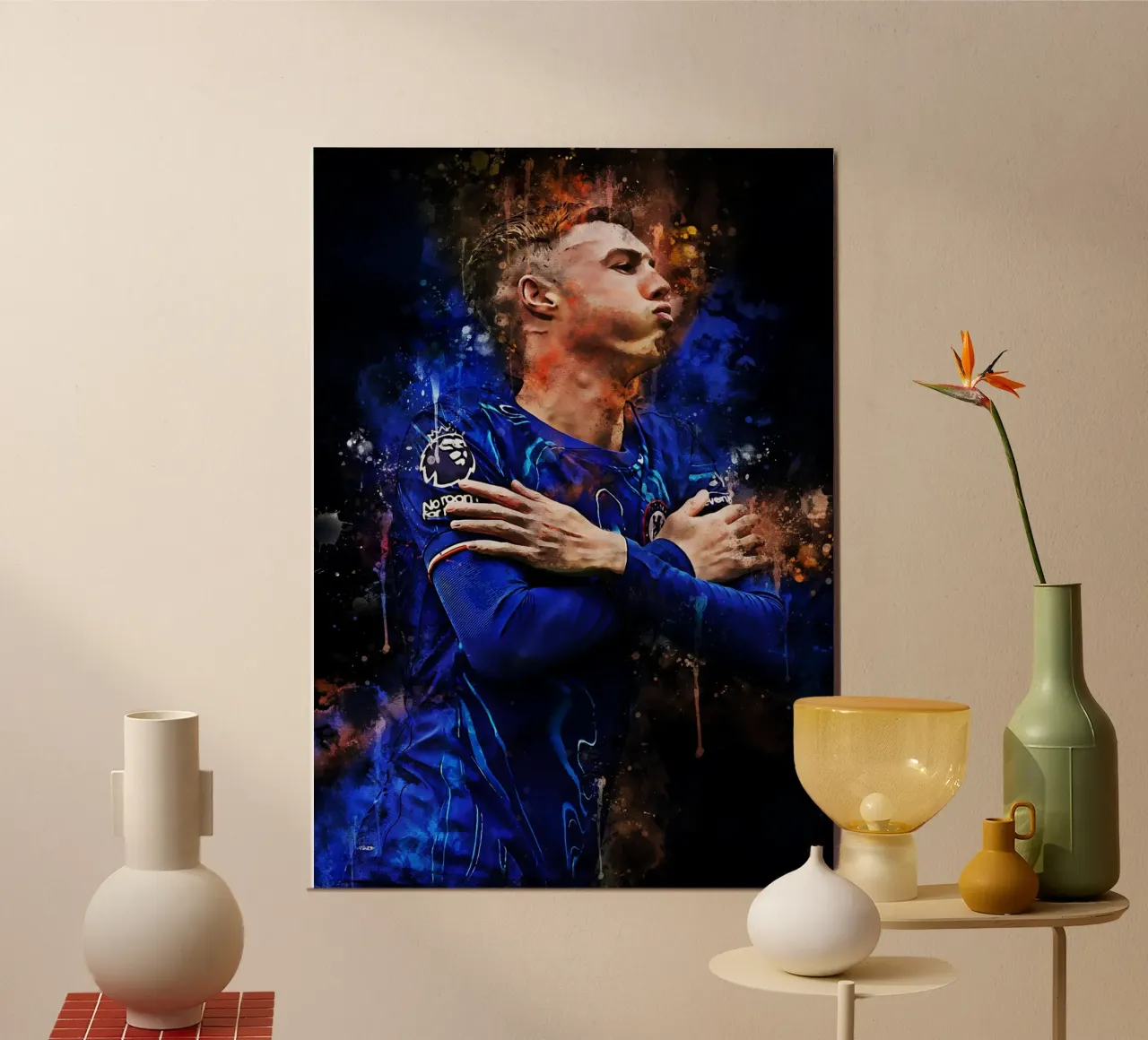 Cole Palmer poster con telaio in plastica da MasterInkArt
