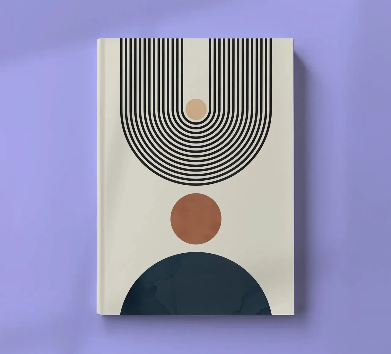 circles lines geometric abstract notebook by Patrick M Gerber