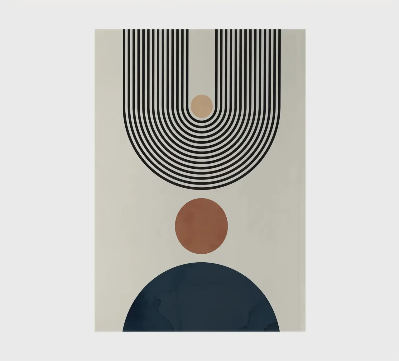 circles lines geometric abstract notebook by Patrick M Gerber