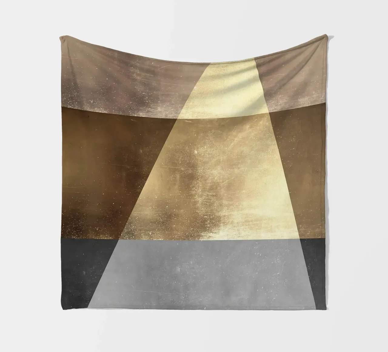 triangle light shadow texture Fleecedecke von Patrick M Gerber