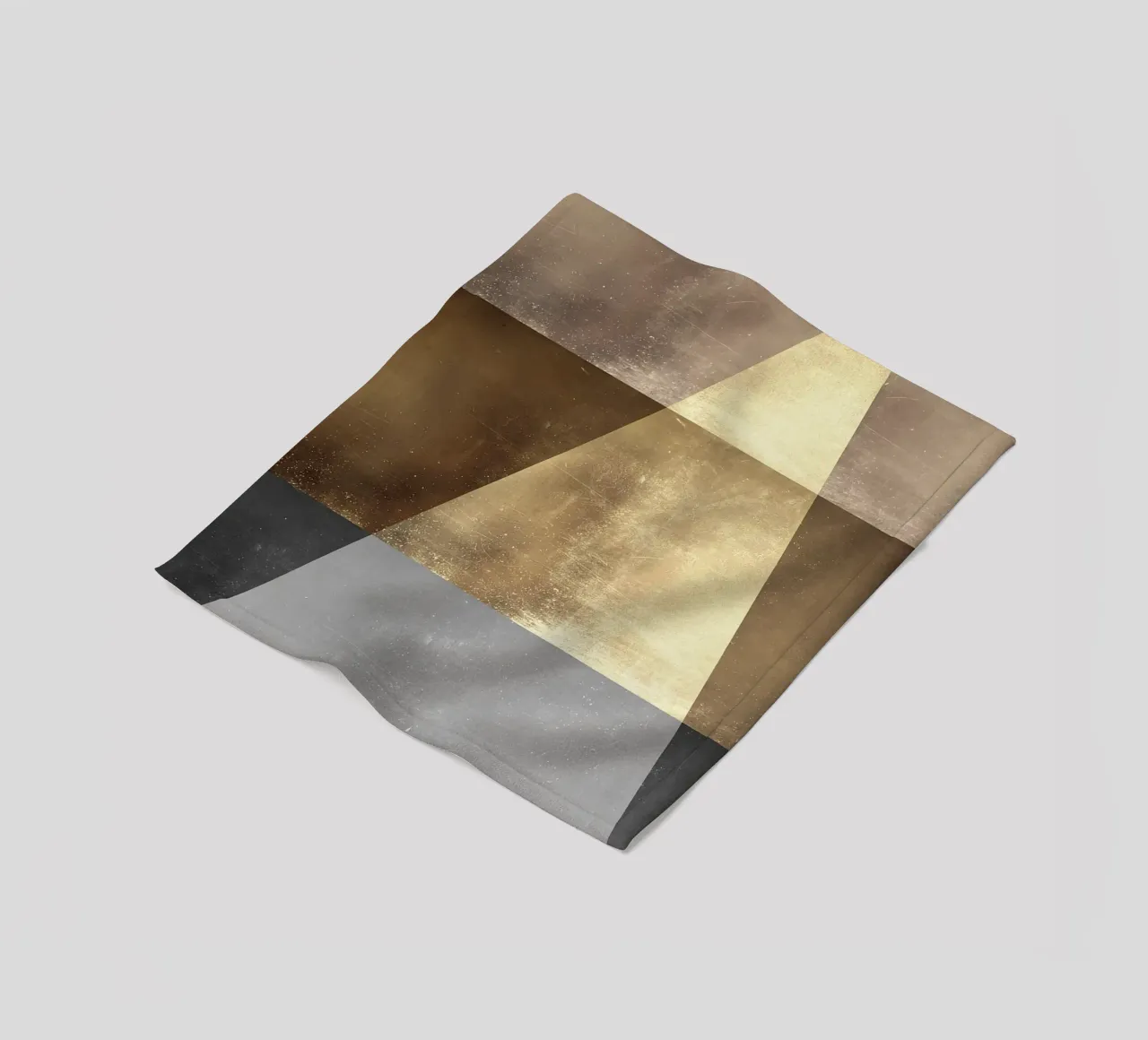 triangle light shadow texture Fleecedecke von Patrick M Gerber