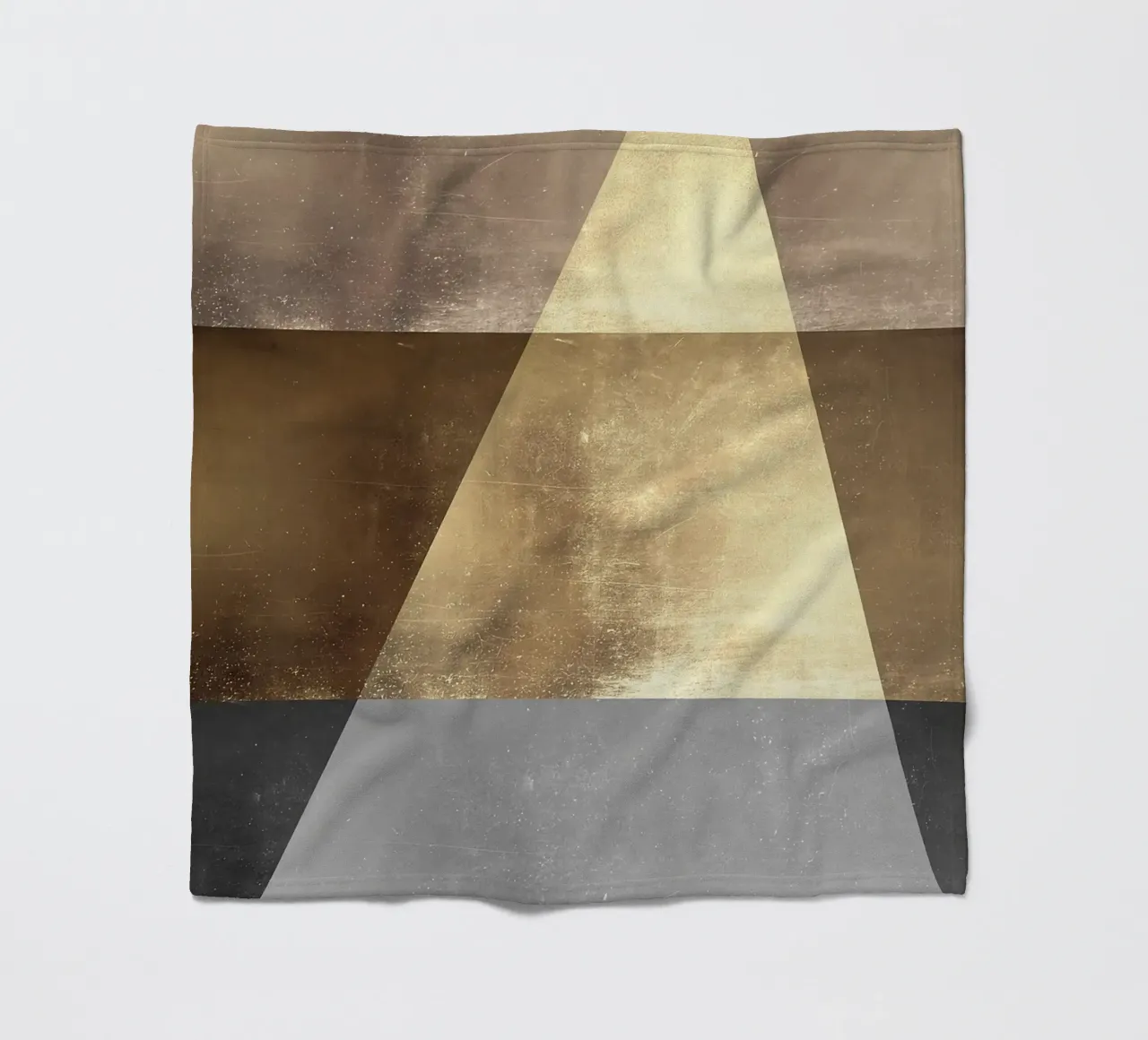 triangle light shadow texture Fleecedecke von Patrick M Gerber