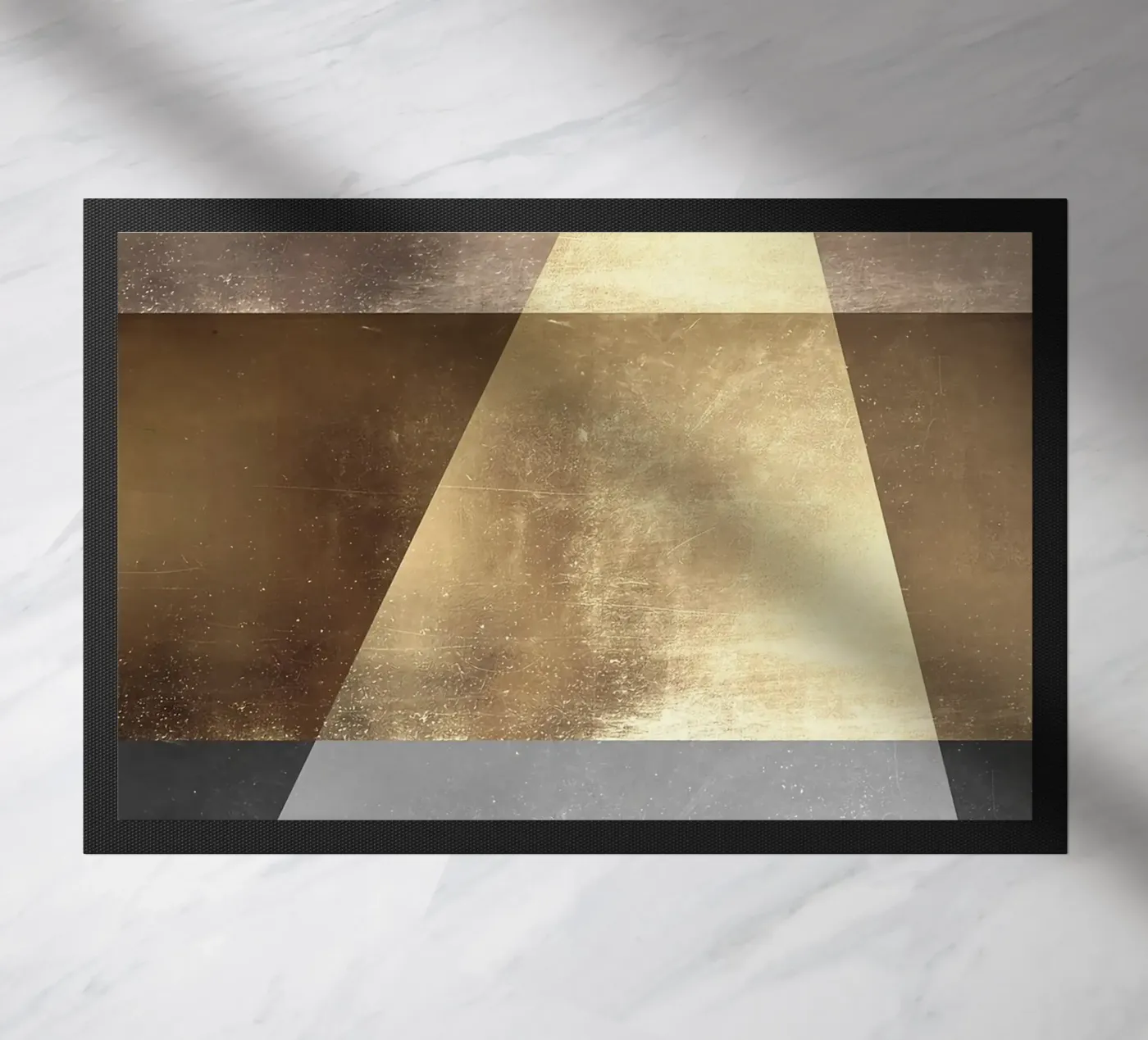 triangle light shadow texture Fußmatte von Patrick M Gerber