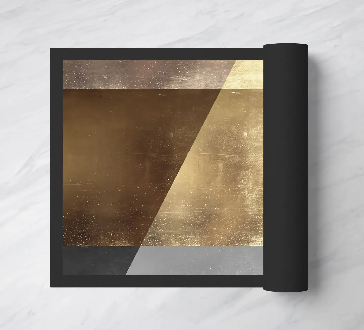 triangle light shadow texture Fußmatte von Patrick M Gerber