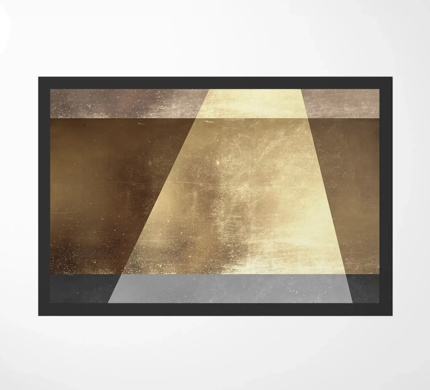 triangle light shadow texture Fußmatte von Patrick M Gerber