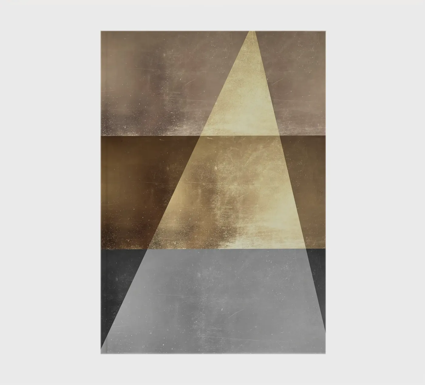 triangle lumière ombre texture carnet de Patrick M Gerber