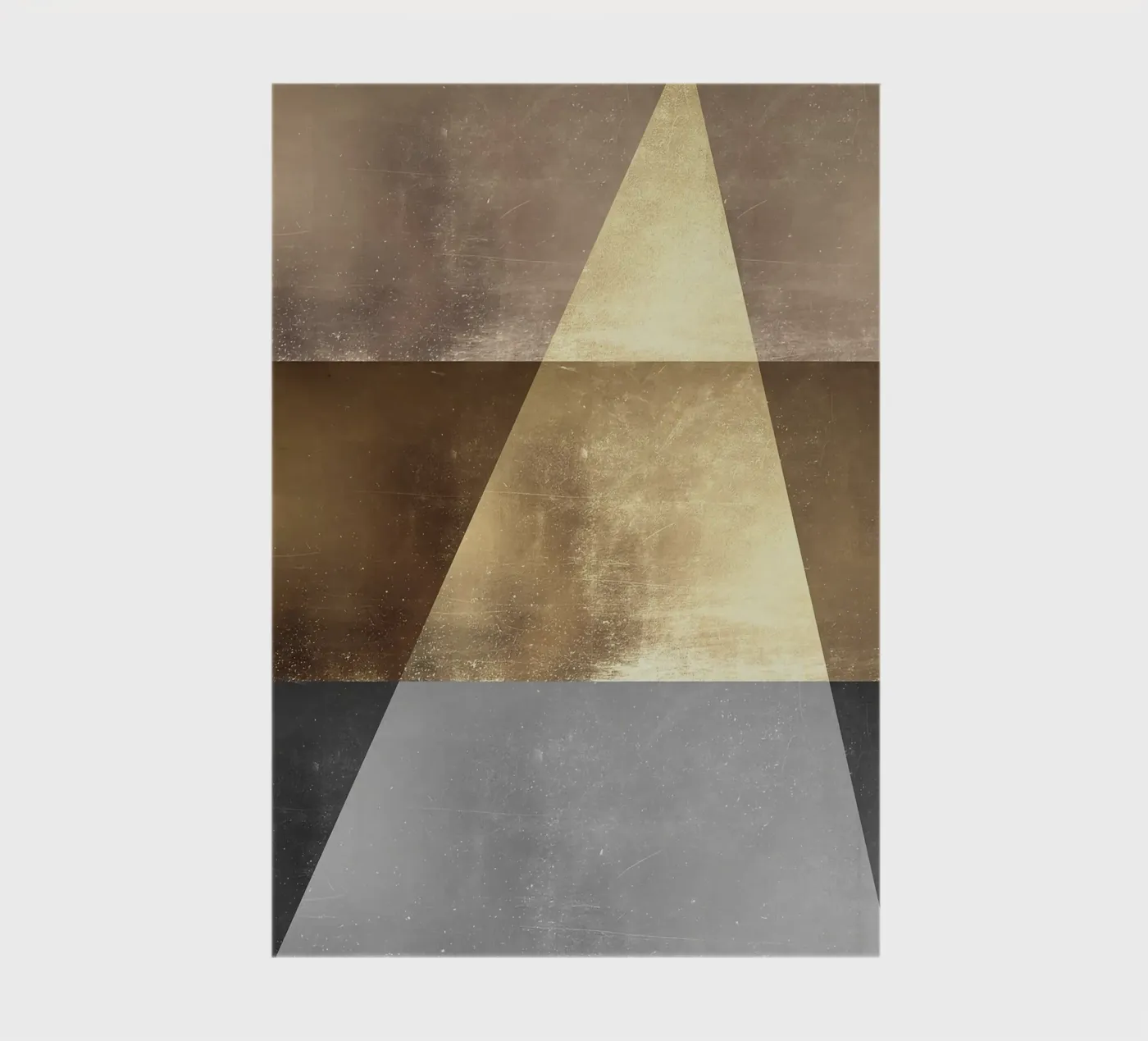 triangle lumière ombre texture carnet de Patrick M Gerber