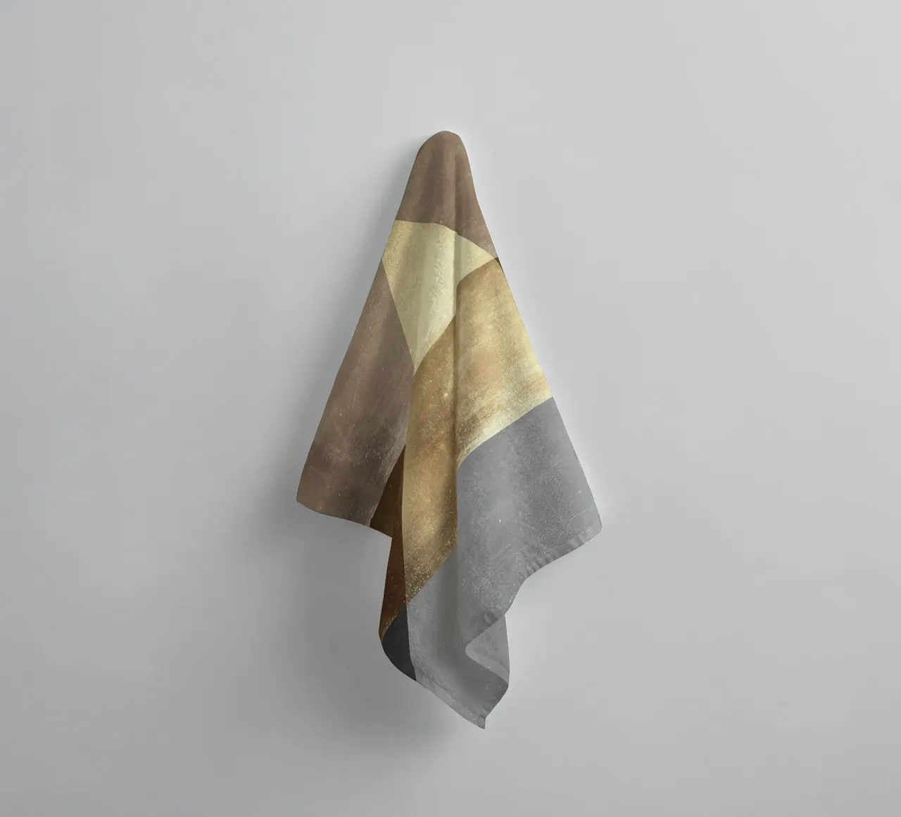 triangle light shadow texture towel by Patrick M Gerber